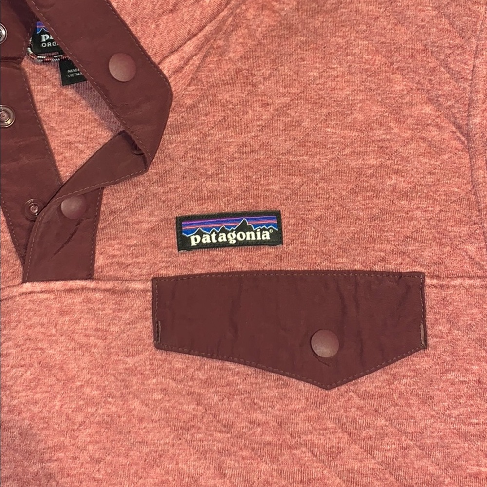 PATAGONIA ORGANIC COTTON QUILT SNAP-T PULLOVER - Picture 2 of 4